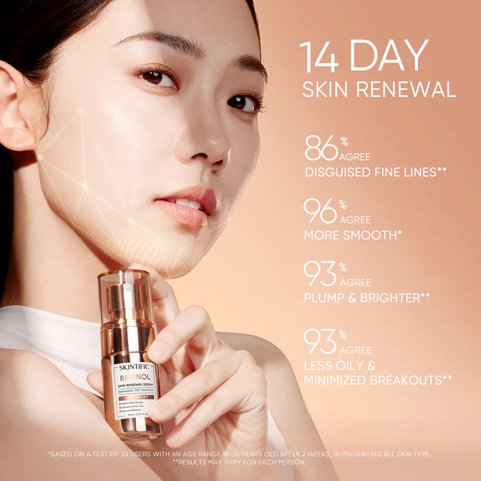 SKINTIFIC Retinol Skin Renewal Serum 20ml - Image 6