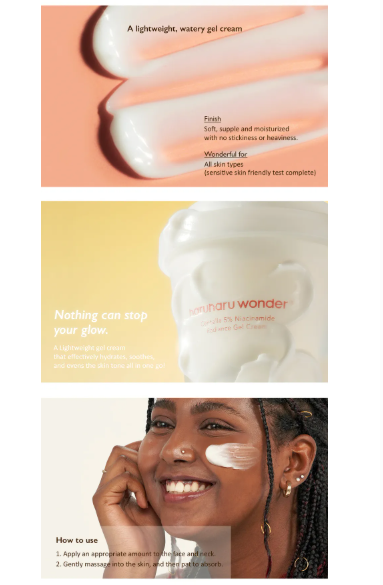 HARUHARU WONDER Centella 5% Niacinamide Radiance Gel Cream 90g - Image 5