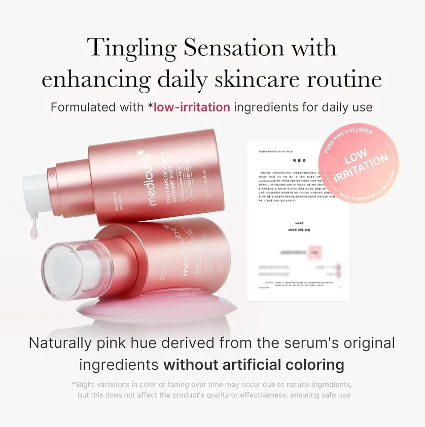 MEDICUBE PDRN Pink Collagen Exosome Shot Serum 2000 30ml - Image 3