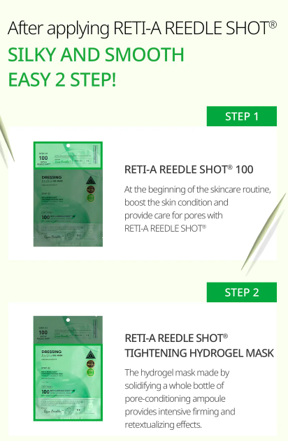 VT Reti-A Reedle Shot 100 2Step Hydrogel Mask - Image 3
