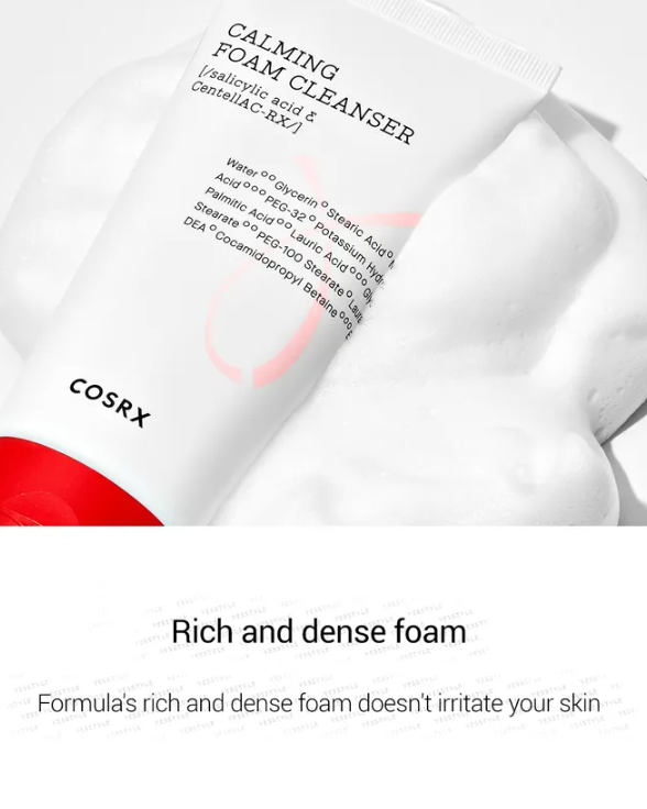 COSRX AC Collection Calming Foam Cleanser 150ml - Image 5