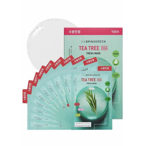BRING GREEN Tea Tree Cica Fresh Mask Box