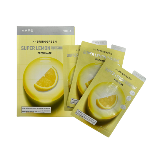 BRING GREEN Super Lemon Glutathione Fresh Mask Box