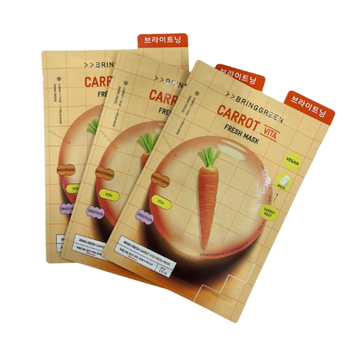 BRING GREEN Carrot Vita Fresh Mask Box - Image 2