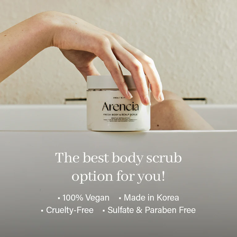 ARENCIA Fresh Cloud Scrub Geranium & Primrose 260g - Image 2