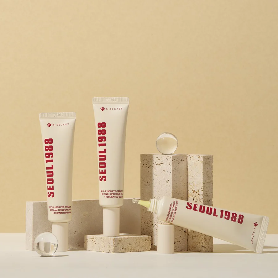 K-SECRET SEOUL 1988 Eye Cream: Retinal Liposome 4% + Fermented Bean 30ml - Image 4