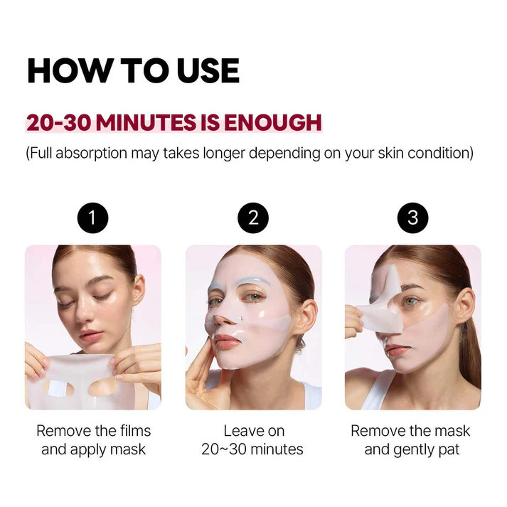 ROUND LAB Camellia Deep Collagen Firming Gel Mask Set - Image 4