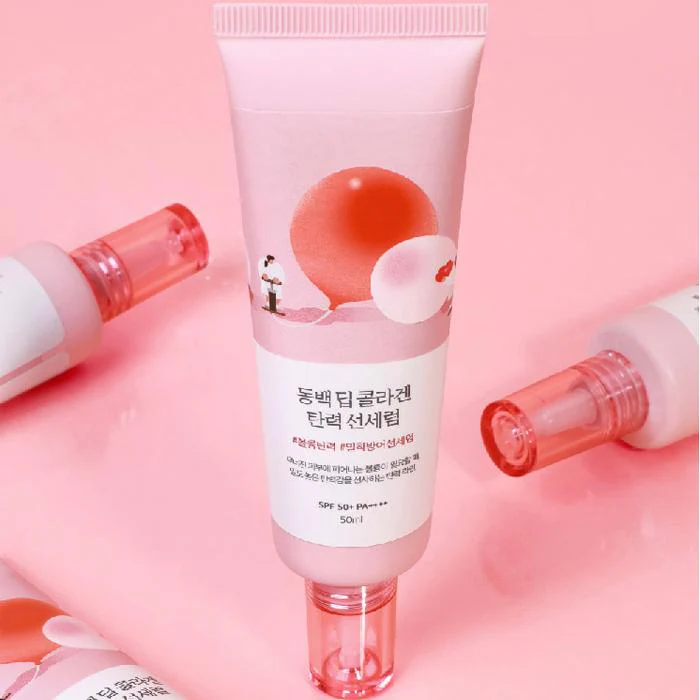 ROUND LAB Camellia Deep Collagen Firming Sun Serum Spf50+ PA++++ 50ml - Image 3