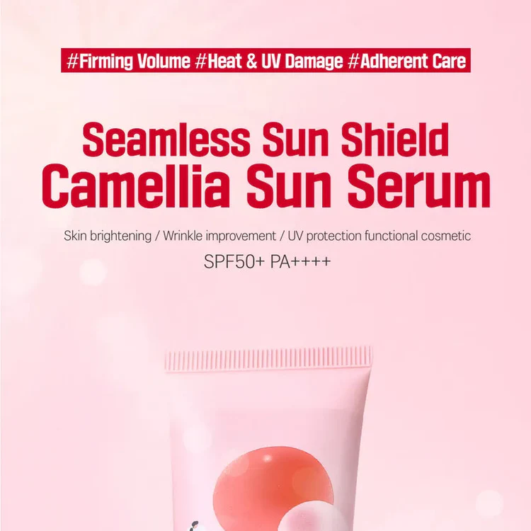 ROUND LAB Camellia Deep Collagen Firming Sun Serum Spf50+ PA++++ 50ml - Image 2
