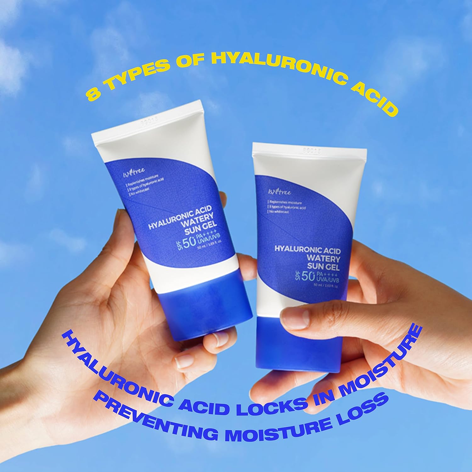 ISNTREE Hyaluronic Acid Watery Sun Gel 50ml - Image 2