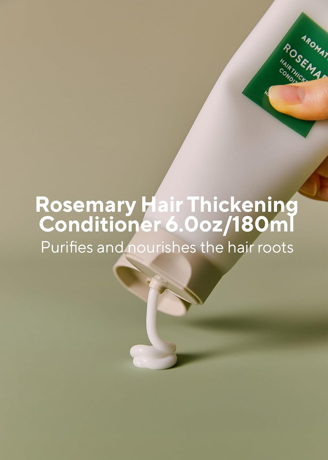 AROMATICA Rosemary Hair thickening Conditioner 180ml - Image 4