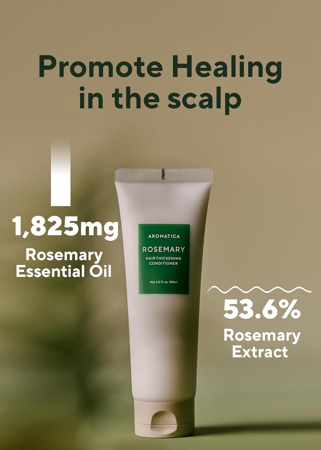 AROMATICA Rosemary Hair thickening Conditioner 180ml - Image 5