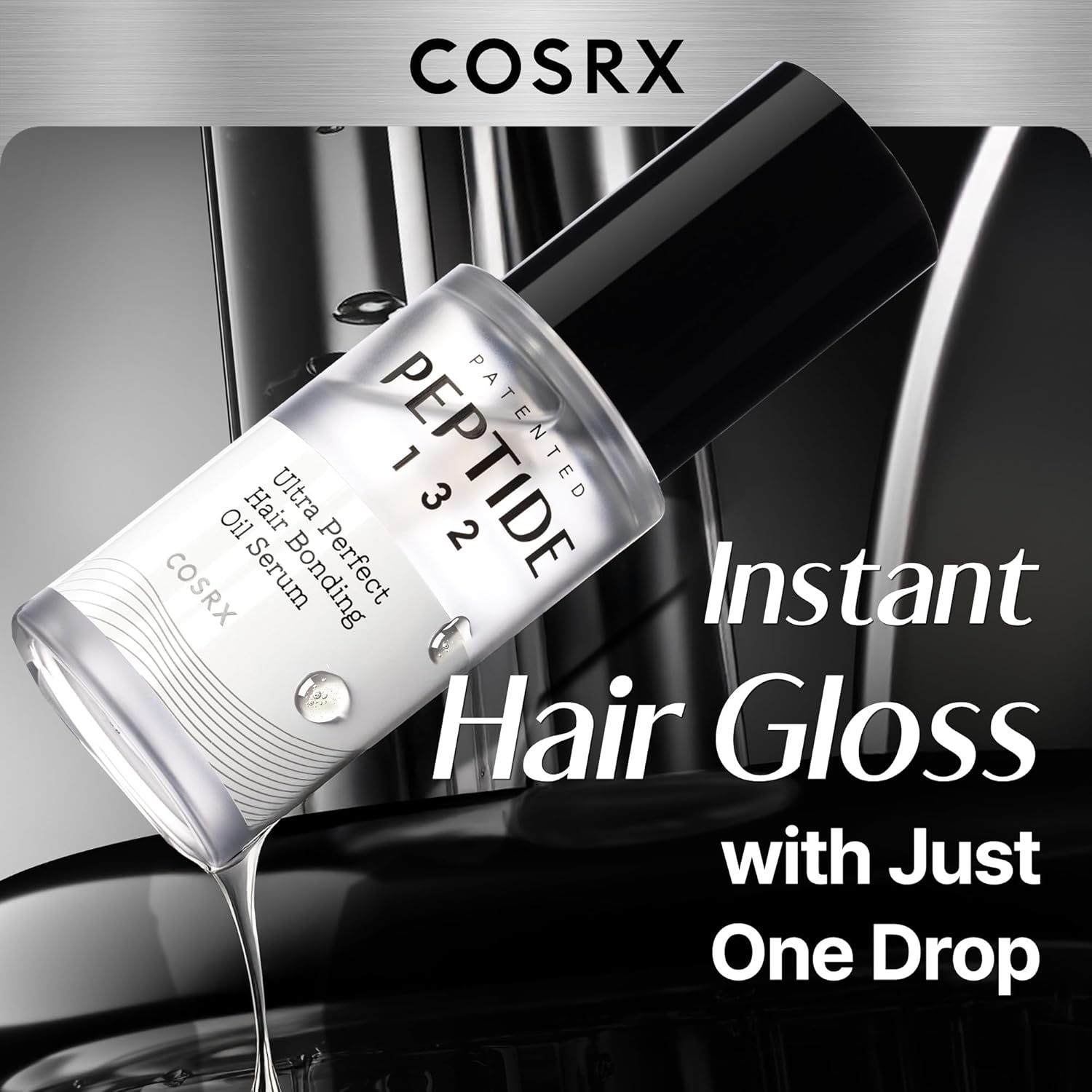 COSRX Peptide-132 Ultra Perfect Hair Bonding Hair Oil Serum 28ml - Image 2
