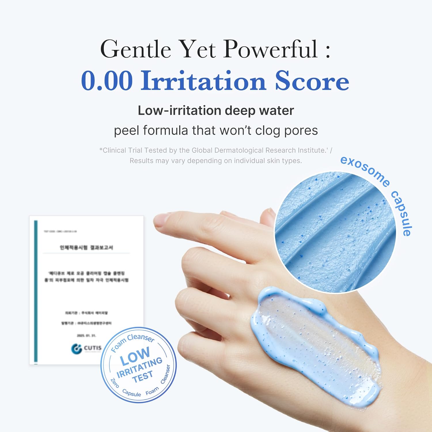 MEDICUBE Zero Pore SA Clear Capsule Cleansing Foam 120g - Image 6