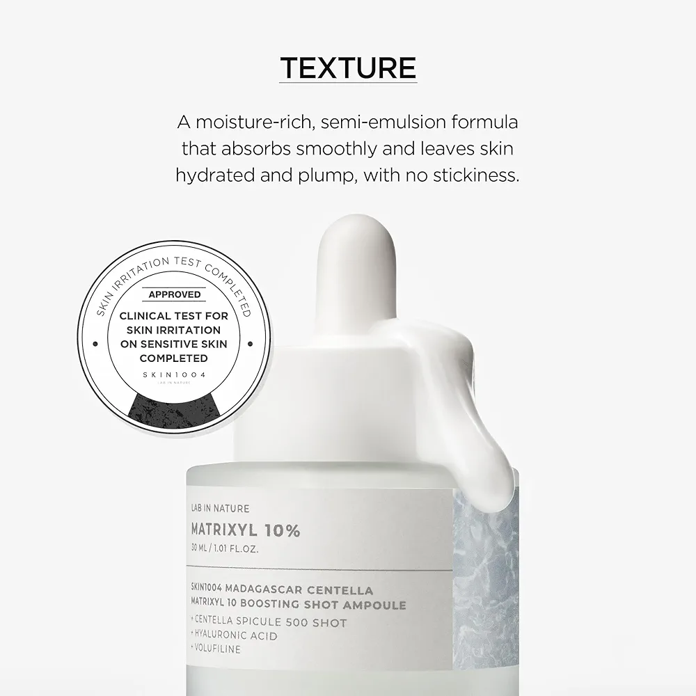 SKIN1004 Madagascar Centella Matrixyl 10 Boosting Shot Ampoule 30ml - Image 5