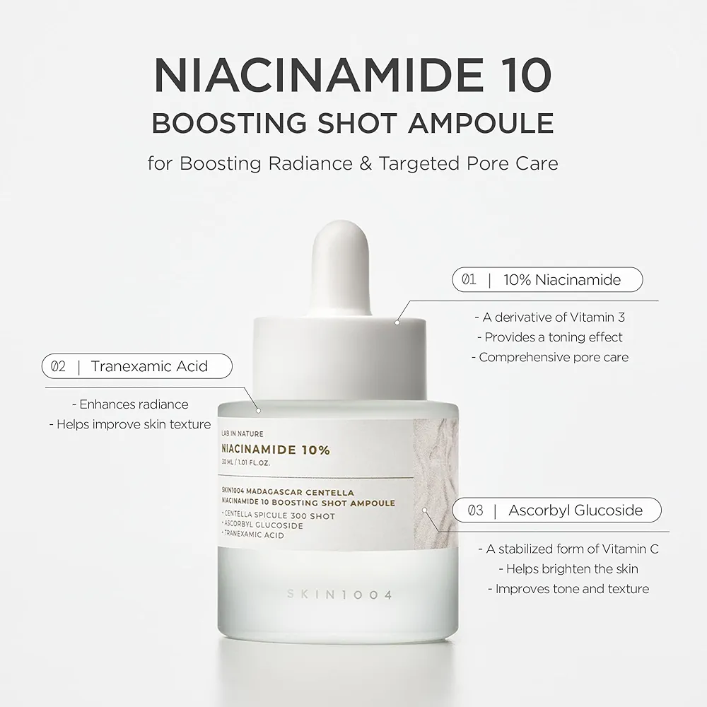 SKIN1004 Madagascar Centella Niacinamide 10 Boosting Shot Ampoule 30ml - Image 2