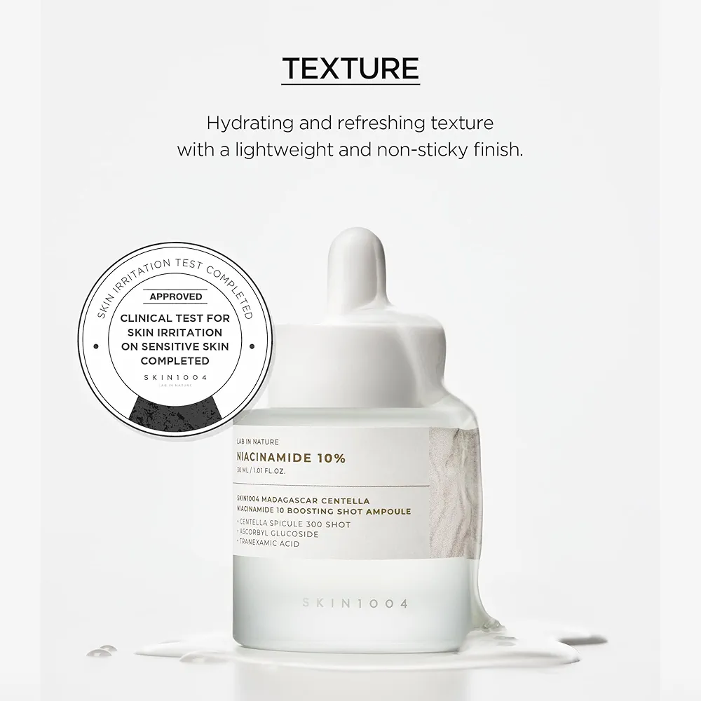 SKIN1004 Madagascar Centella Niacinamide 10 Boosting Shot Ampoule 30ml - Image 6