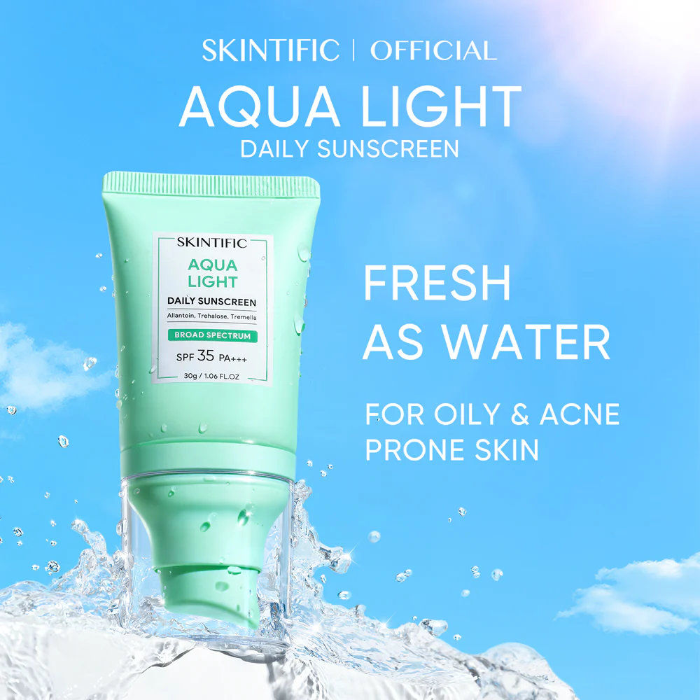 SKINTIFIC Aqua Light Daily Sunscreen SPF35 PA+++ 30ml - Image 2
