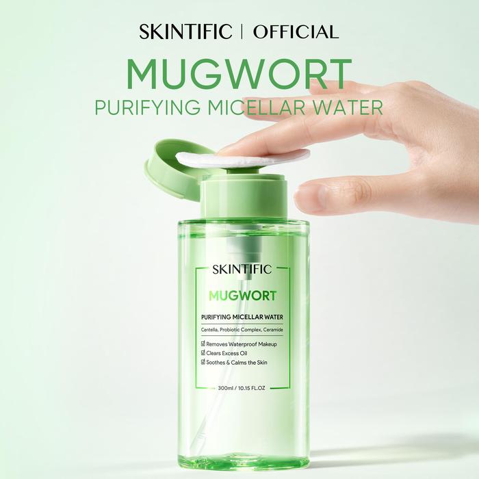 SKINTIFIC Mugwort Purifying Micellar Water 300ml - Image 2