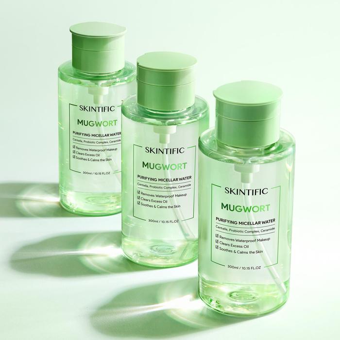 SKINTIFIC Mugwort Purifying Micellar Water 300ml - Image 3