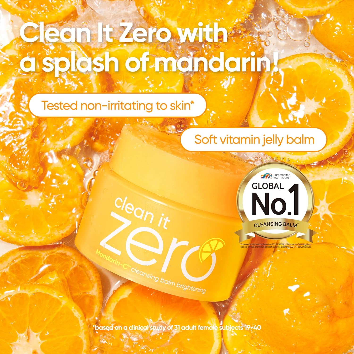 BANILA CO Clean It Zero Mandarin-C Brightening Cleansing Balm 100ml - Image 2