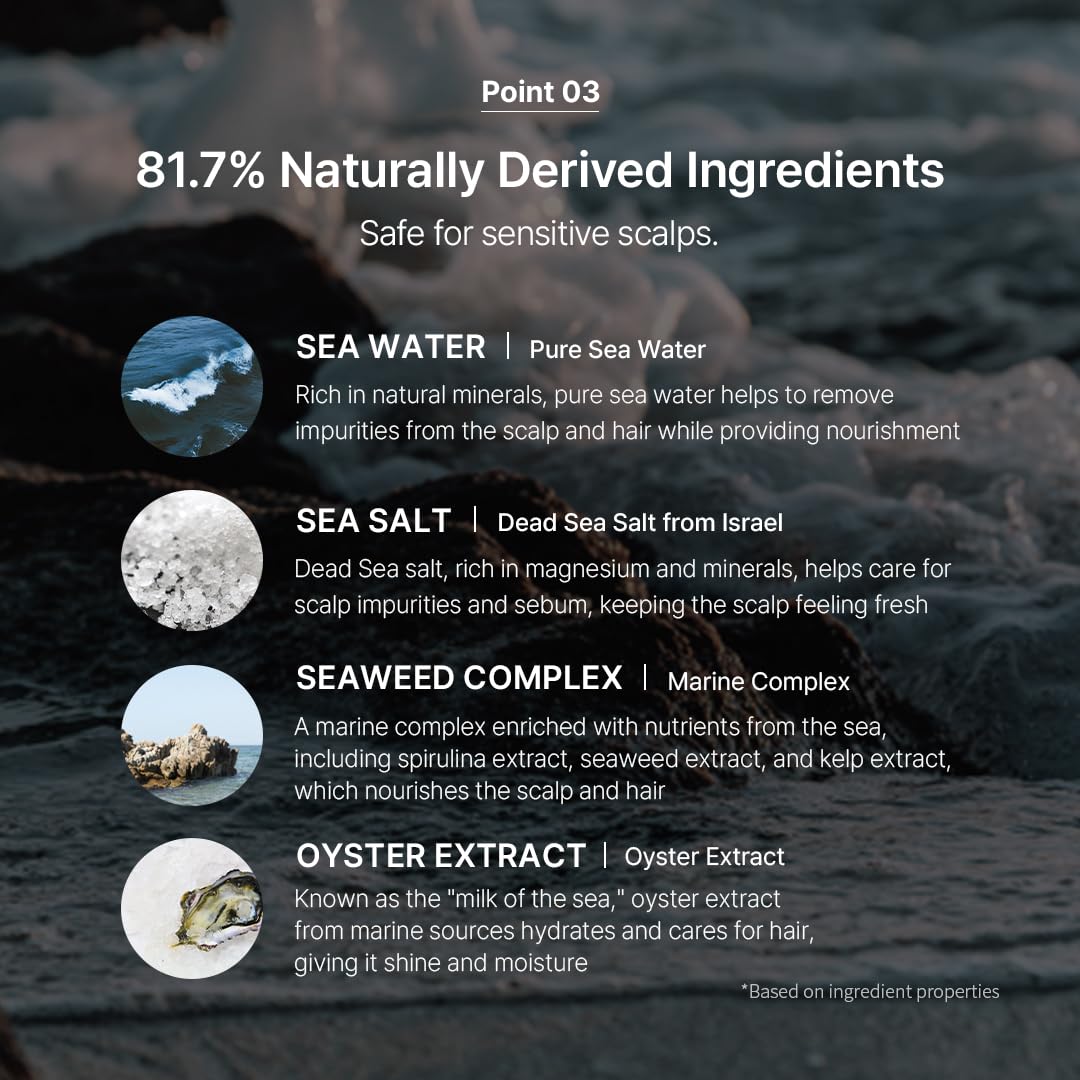 GROWUS Sea Salt Therapy Shampoo 500g - Image 4