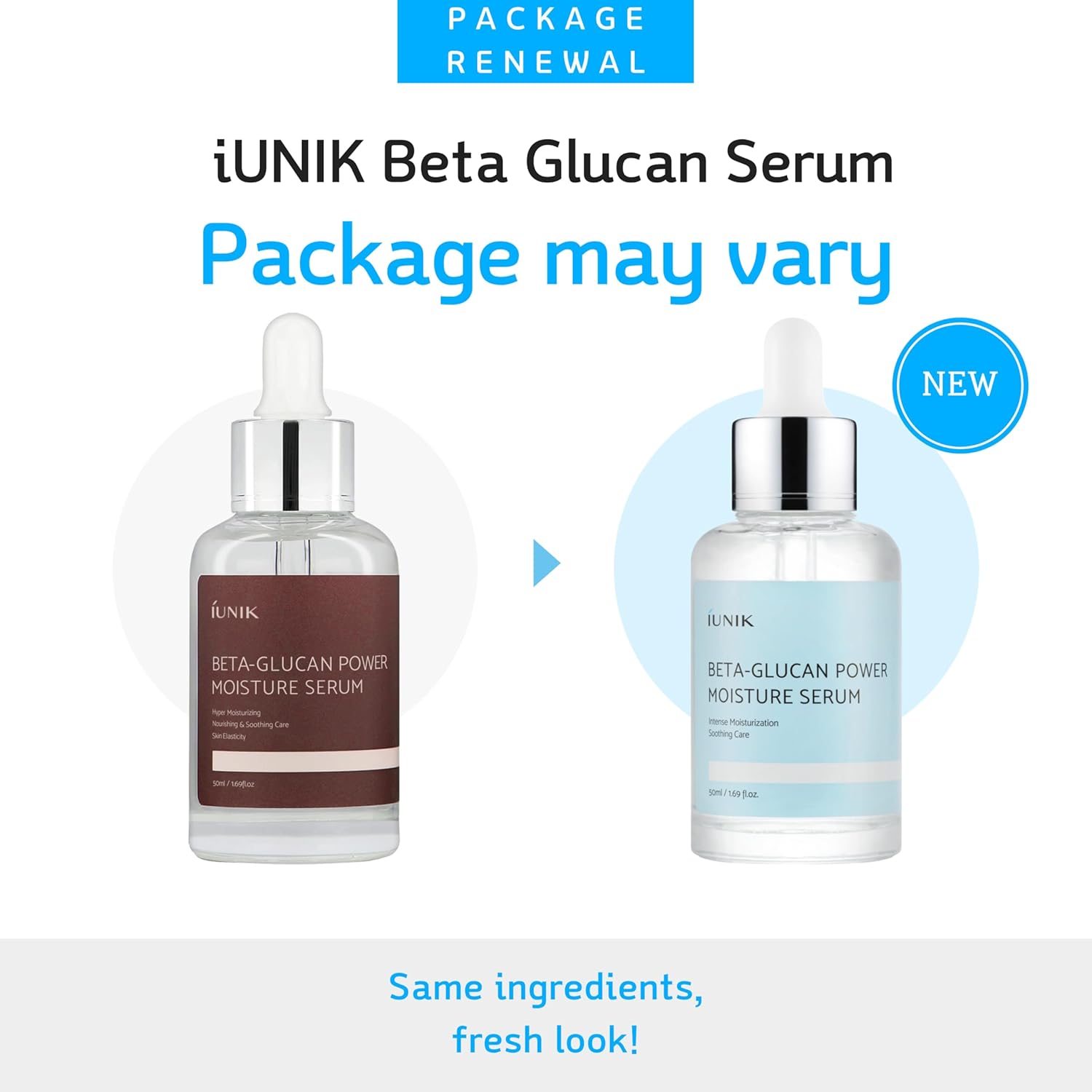 IUNIK Beta Glucan Power Moisture Serum 50ml - Image 2