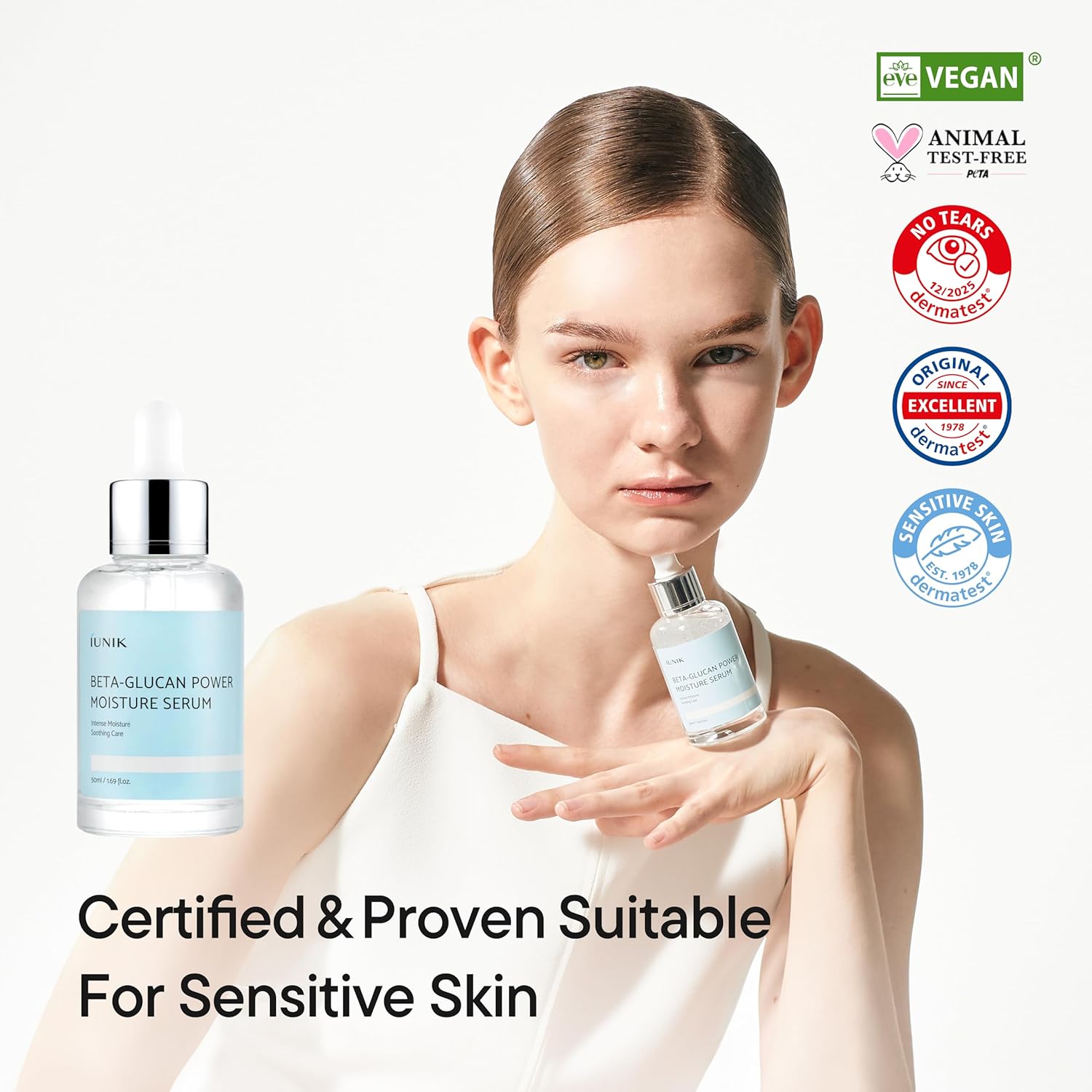 IUNIK Beta Glucan Power Moisture Serum 50ml - Image 6