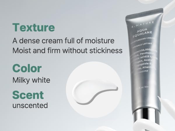 S.NATURE Aqua Squalane Moisturizing Cream 60ml - Image 6