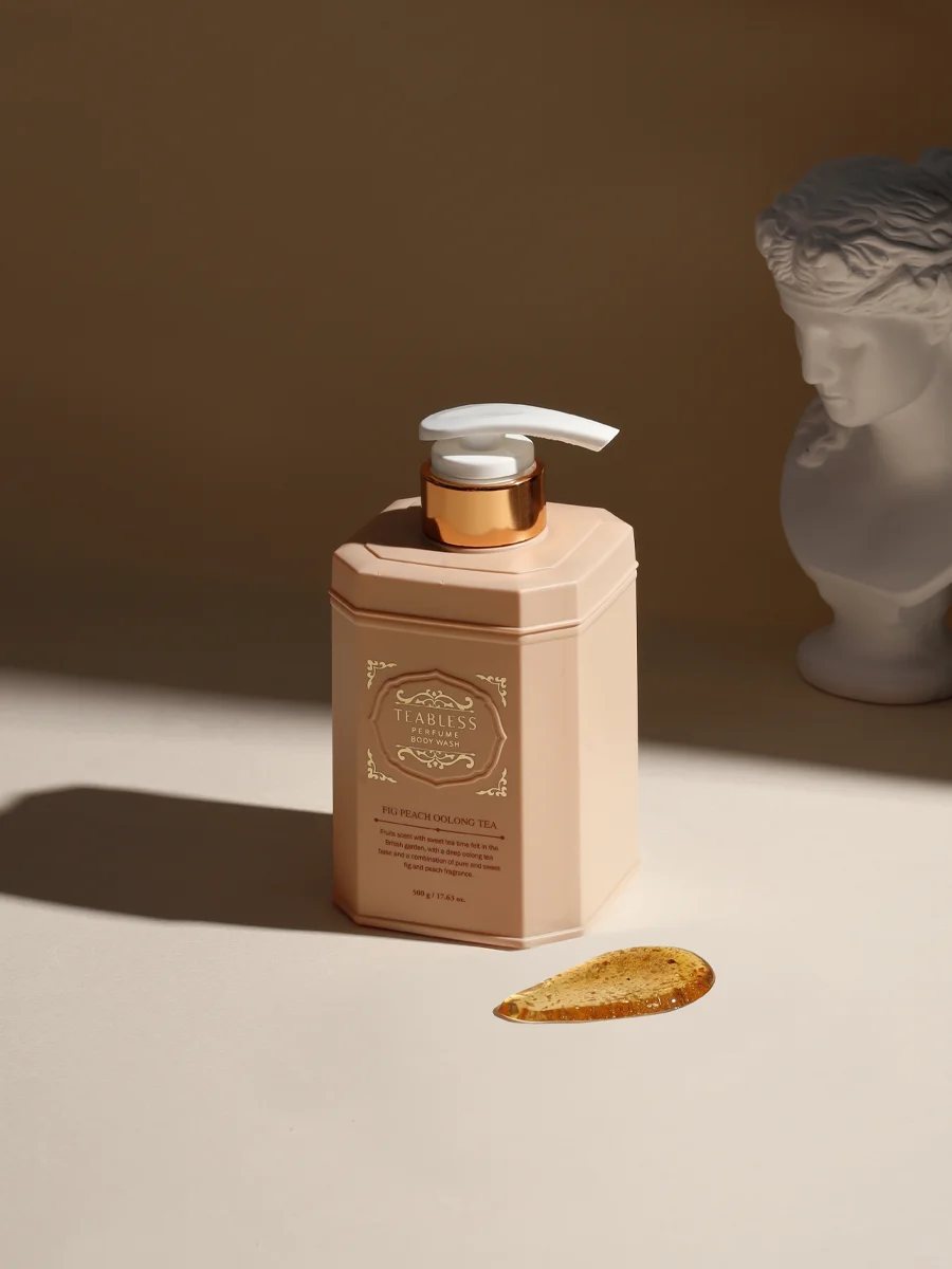 TEABLESS Perfume Body Wash #Fig Peach Oolong Tea 500g - Image 2