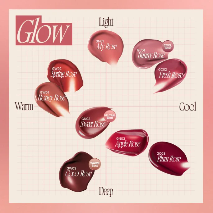 FWEE Rose Obsession Stay-Fit Lip Tint GN03 Apple Rose - Image 2