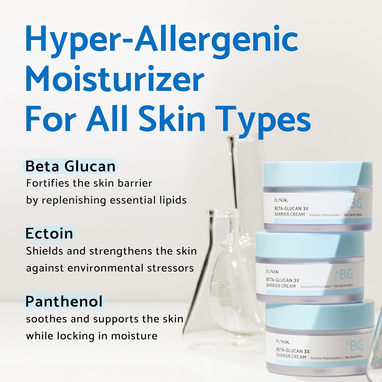 IUNIK Beta-Glucan 3X Barrier Cream 50ml - Image 3