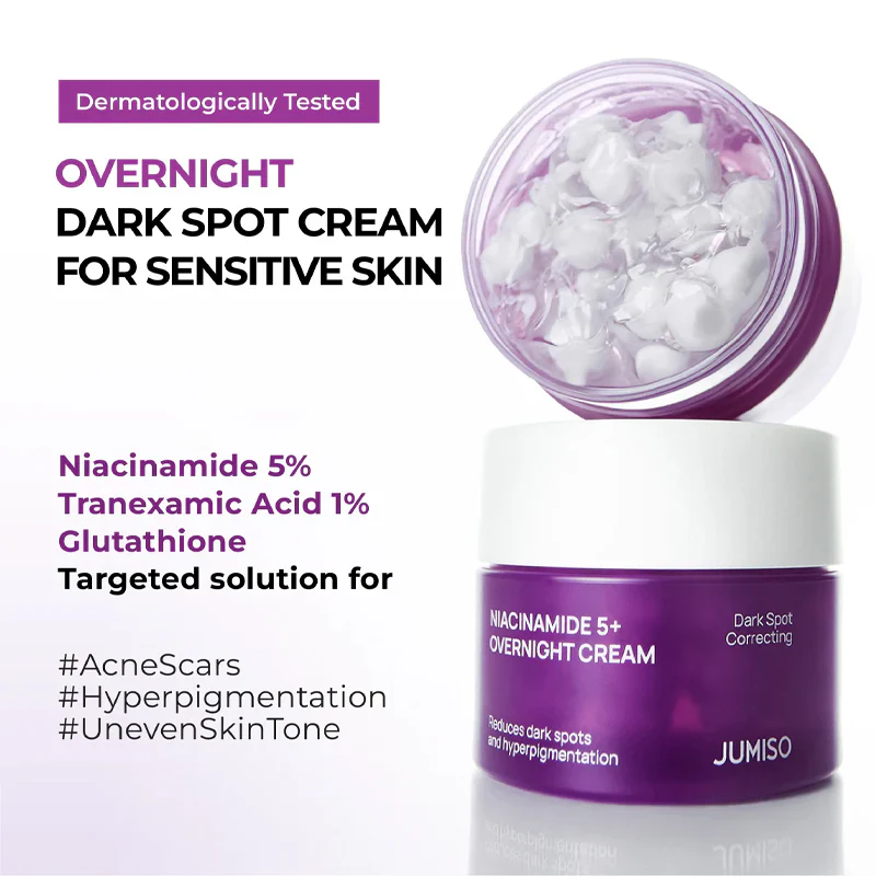 JUMISO Niacinamide 5+ Overnight Cream 50ml - Image 5