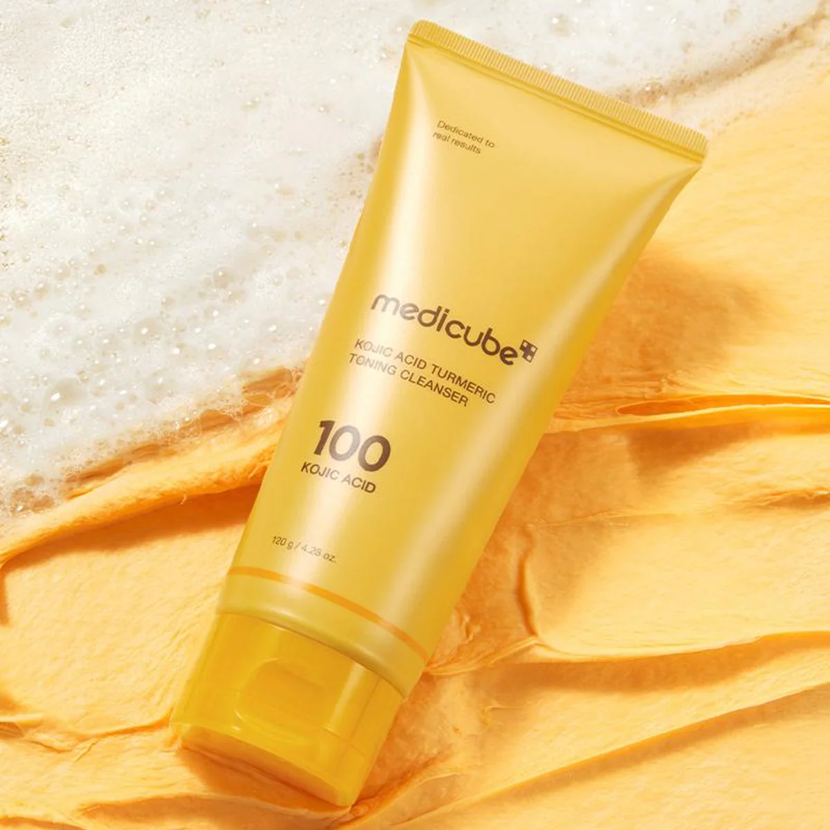 MEDICUBE Kojic acid Turmeric Toning Cleanser 120g - Image 2