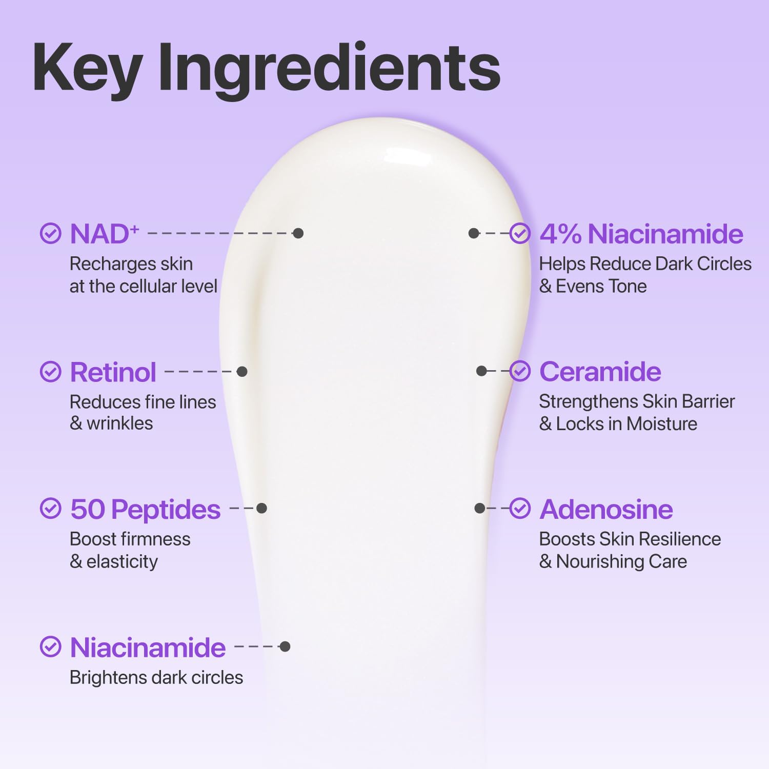 NUMBUZIN No.9 NAD Retinol Volumetox Eye Cream 10ml - Image 5