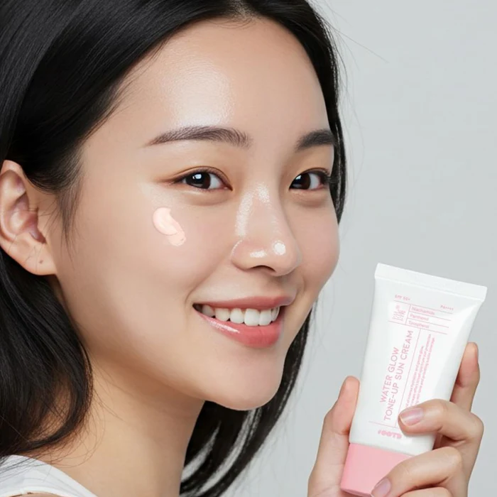 #OOTD Water Glow Tone-Up Sun Cream Spf50+ PA++++ 50ml - Image 2