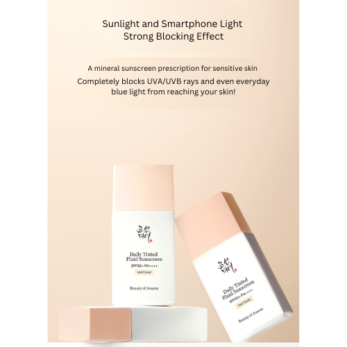 BEAUTY OF JOSEON Daily Tinted Fluid Sunscreen SPF50+ PA++++ Veil Cover #LN120 - Image 2