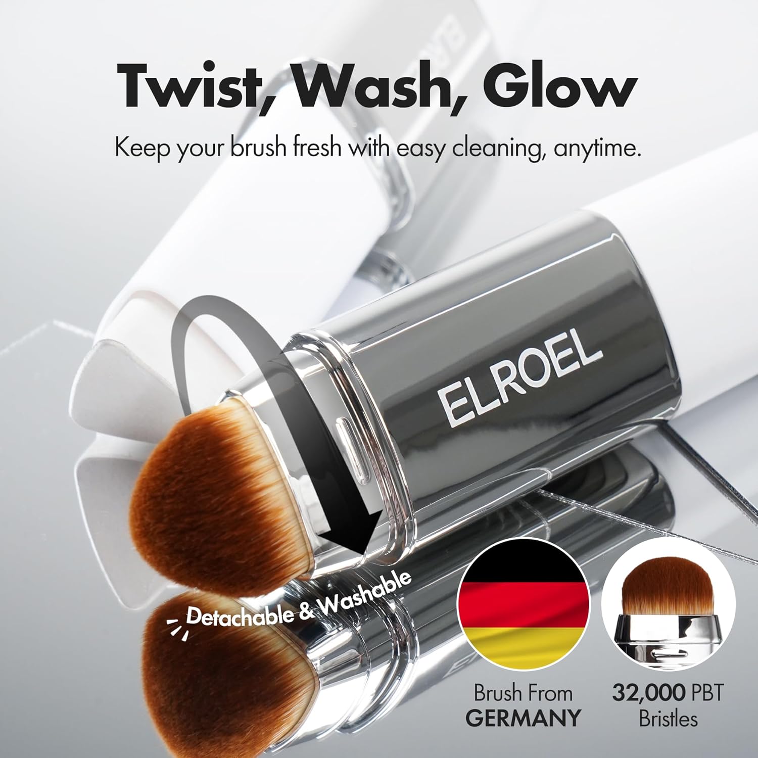ELROEL Blanc Cover Cream Stick Foundation #Medium 13g - Image 7