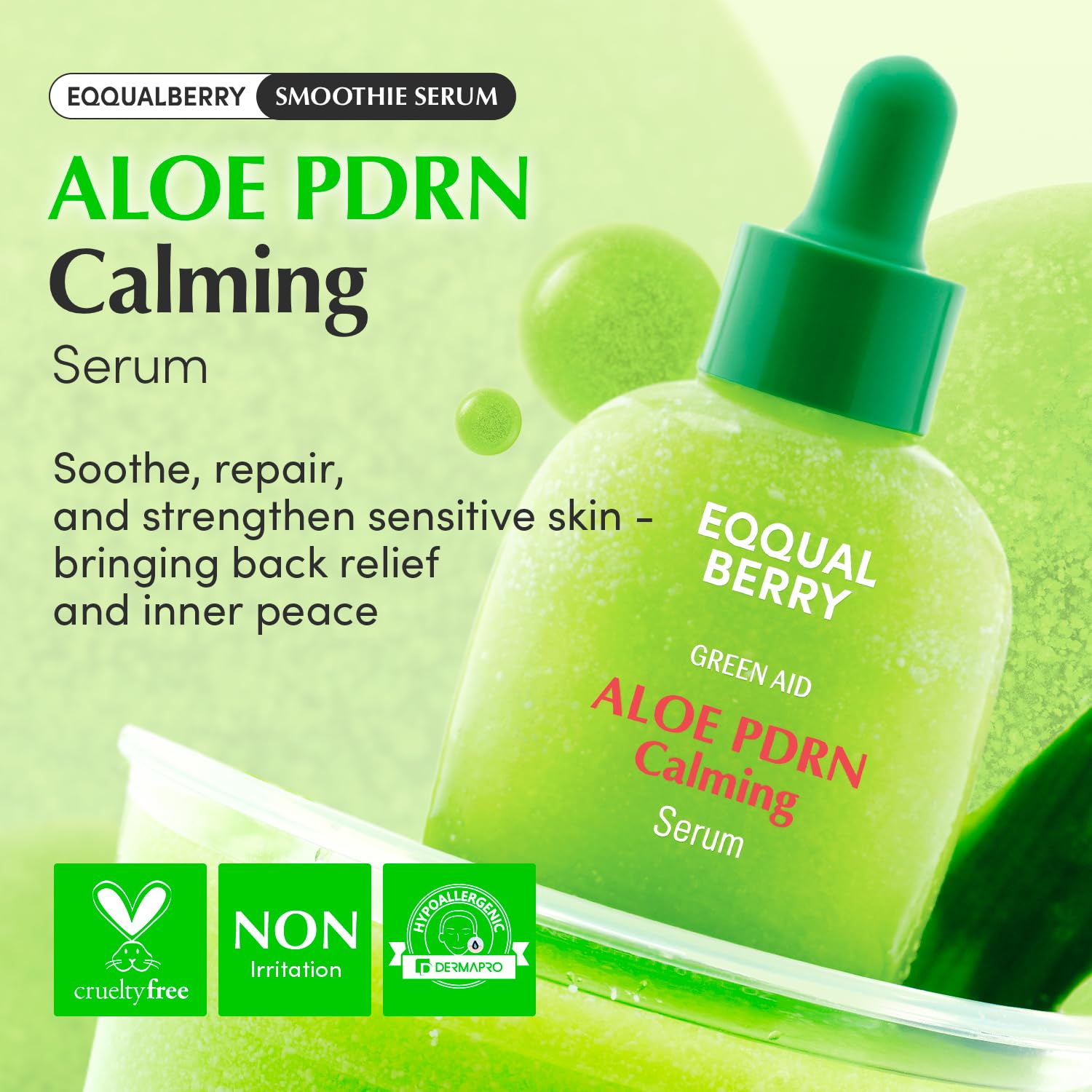 EQQUALBERRY Aloe PDRN Calming Serum 30ml - Image 2
