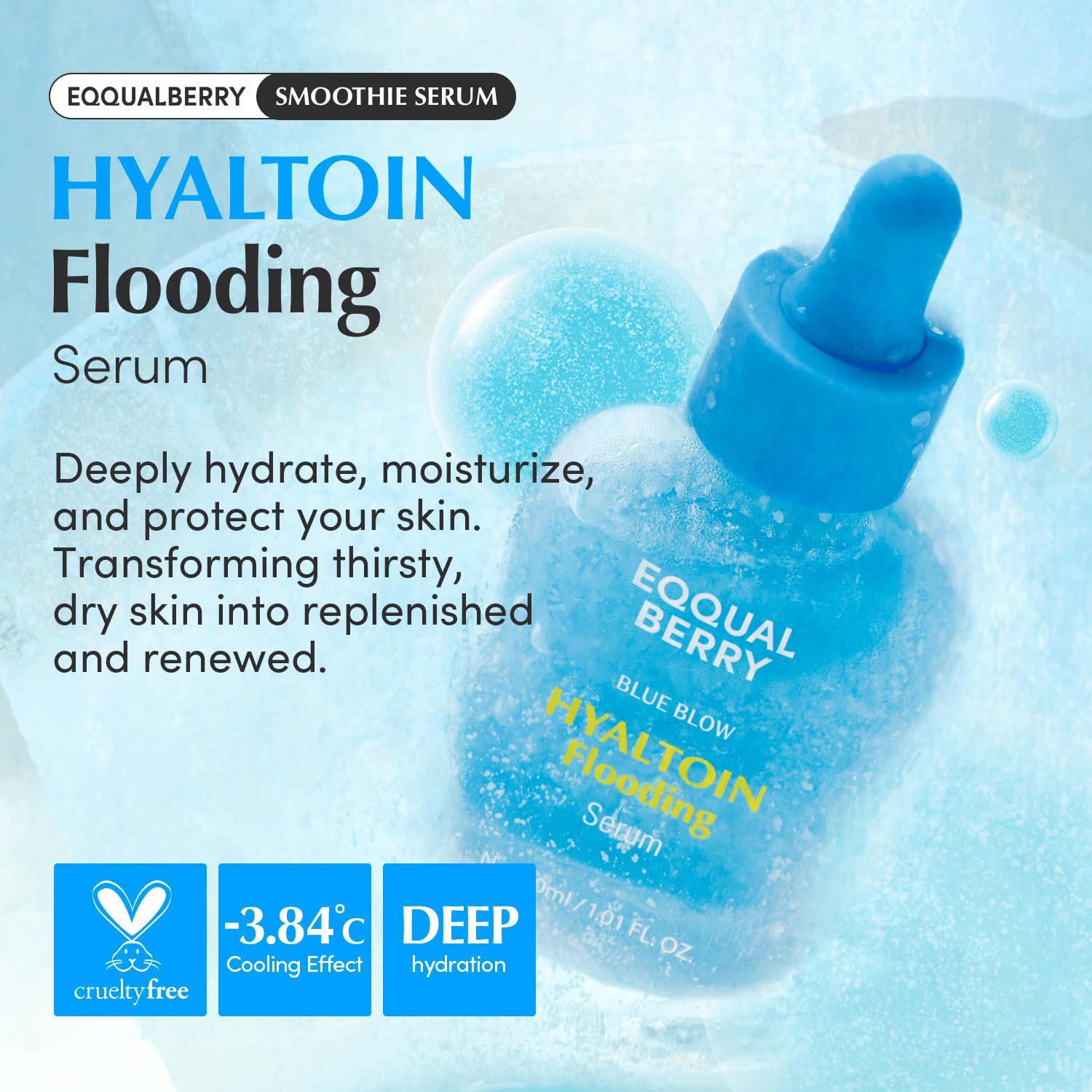 EQQUALBERRY Hyaltoin Flooding Serum 30ml - Image 2