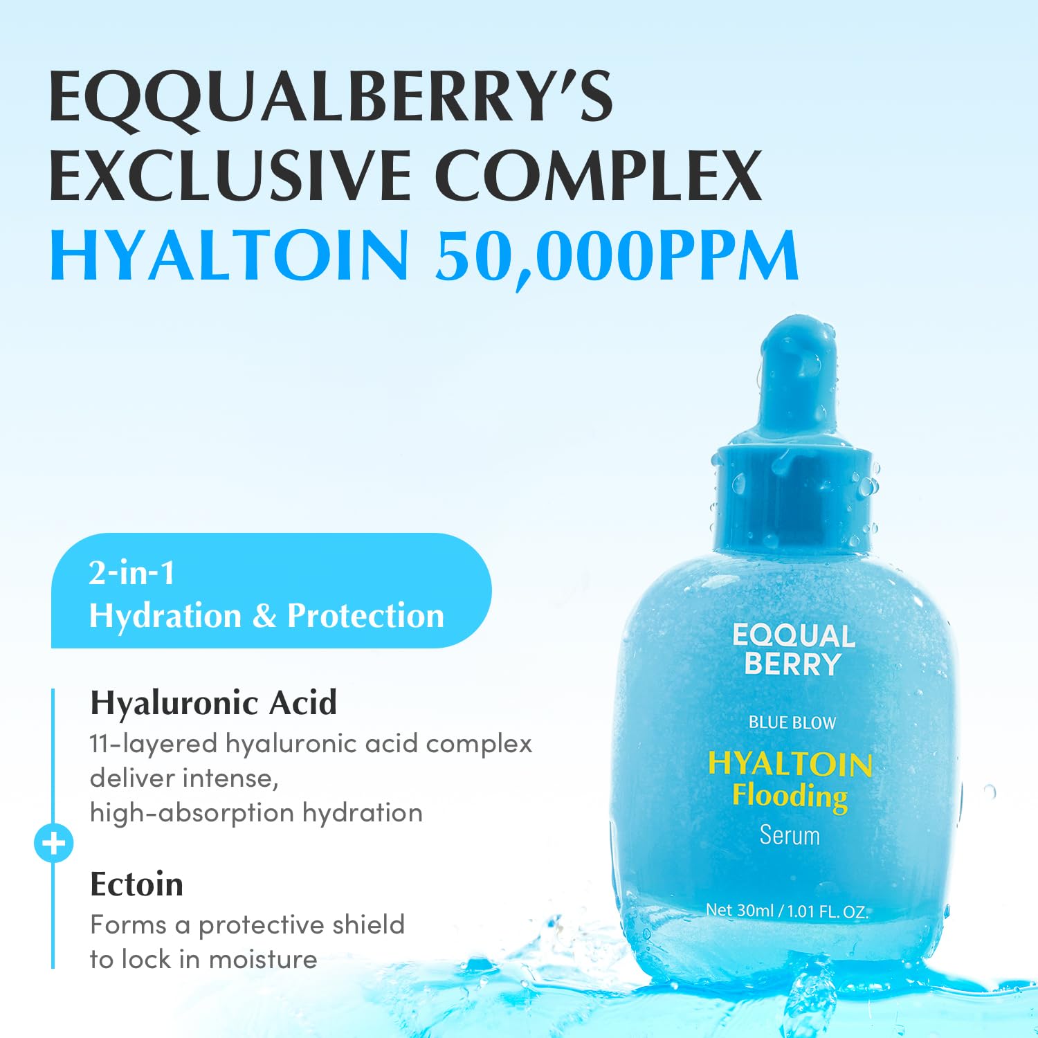EQQUALBERRY Hyaltoin Flooding Serum 30ml - Image 3