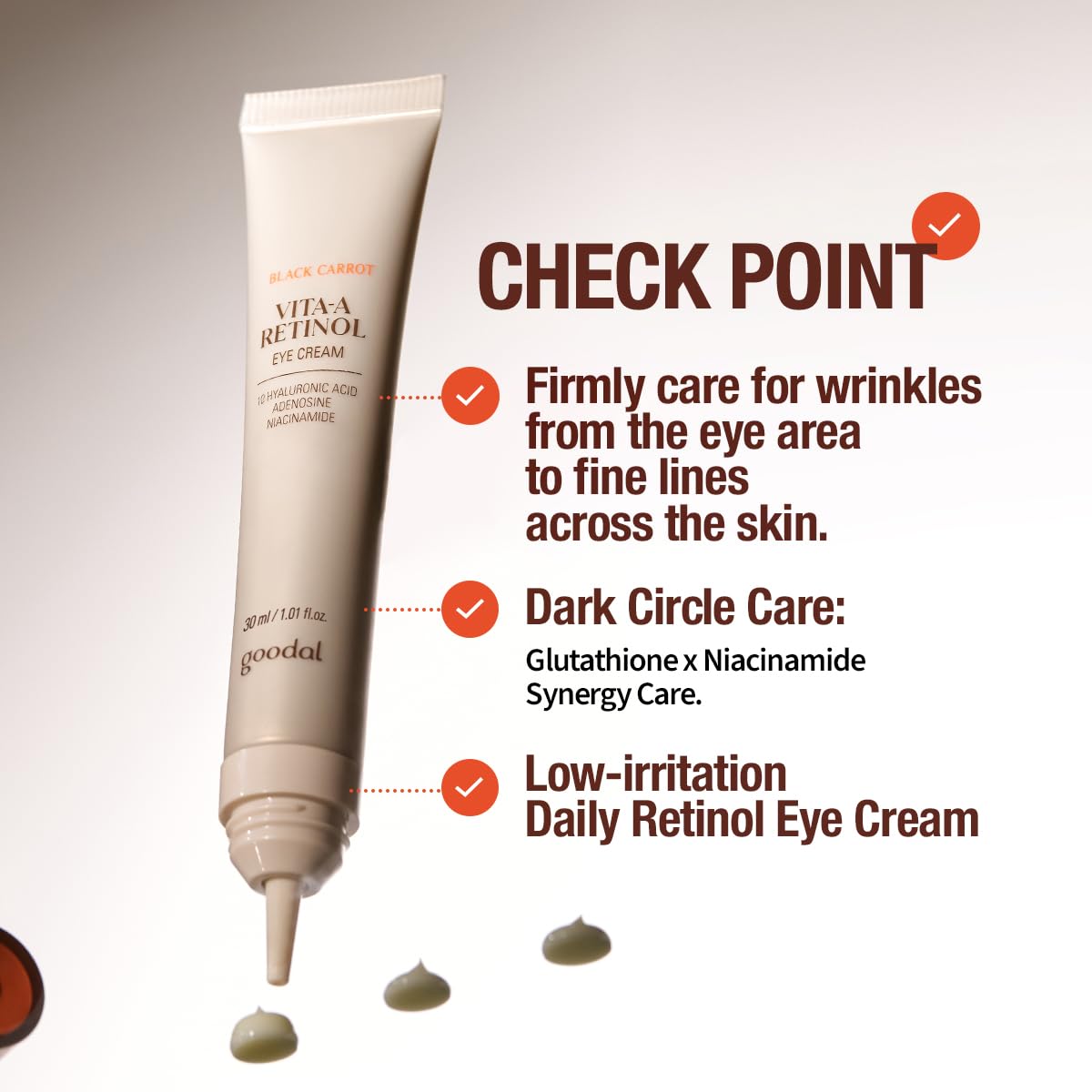 GOODAL Black Carrot Vita-A Retinol Eye Cream 30ml - Image 4