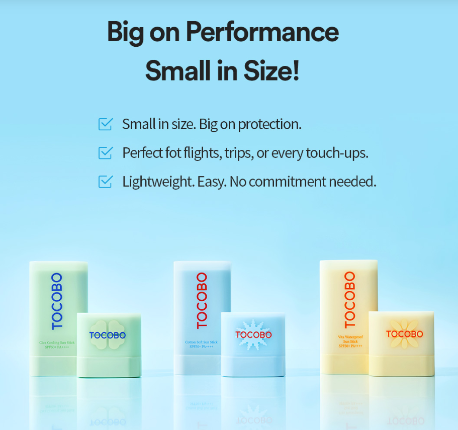 TOCOBO Mini Cica Cooling Sun Stick SPF50+ PA++++ 11g - Image 5