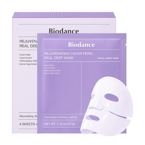 BIODANCE Rejuvenating Caviar PDRN Real Deep Mask Box (4ea)