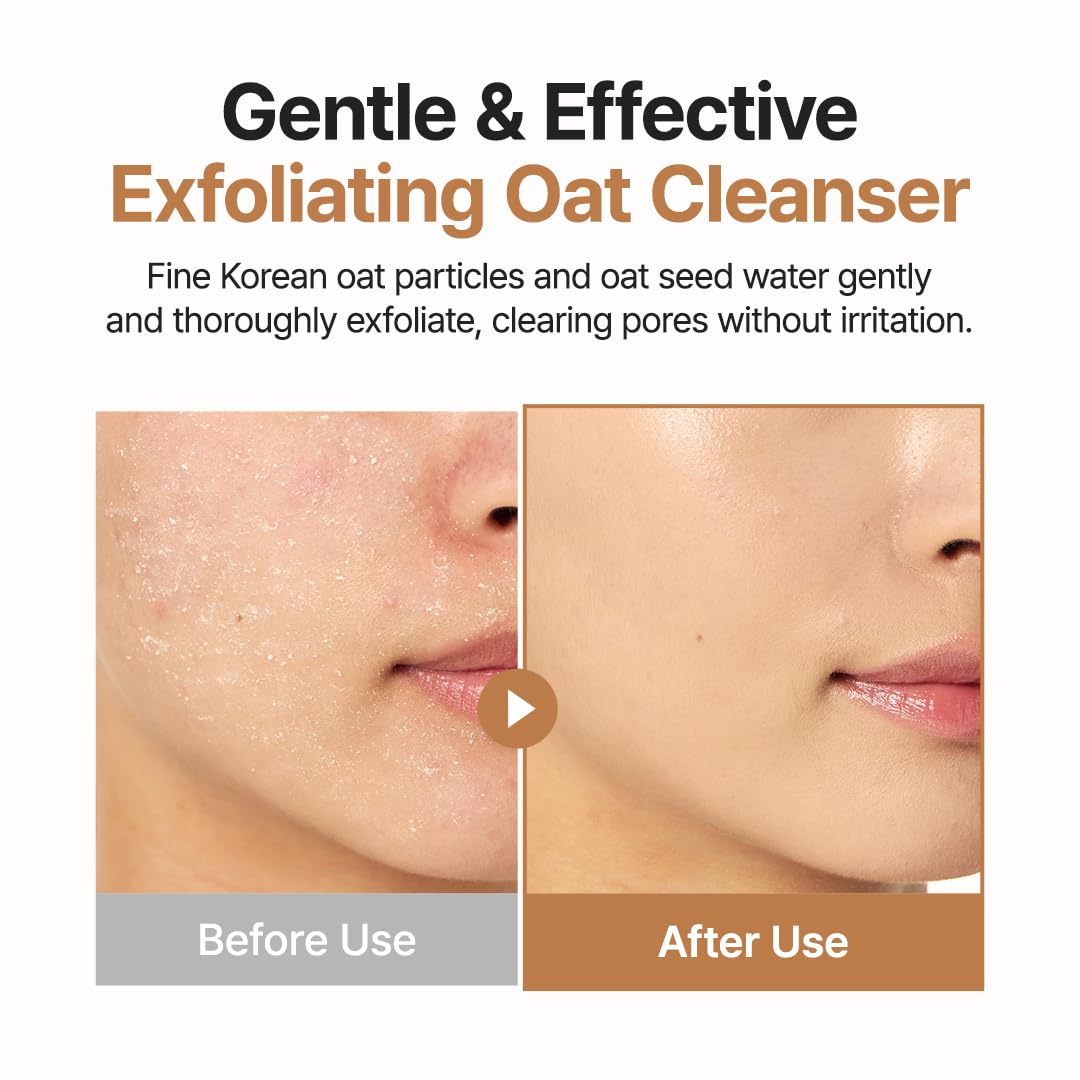 PURITO SEOUL Oat In Gentle Exfoliating Face Cleanser (Scrub Cleanser) 150ml - Image 2