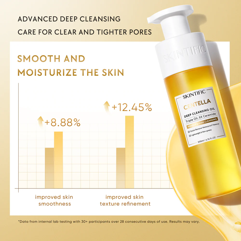 SKINTIFIC Centella Deep cleansing Oil 200ml - Image 7