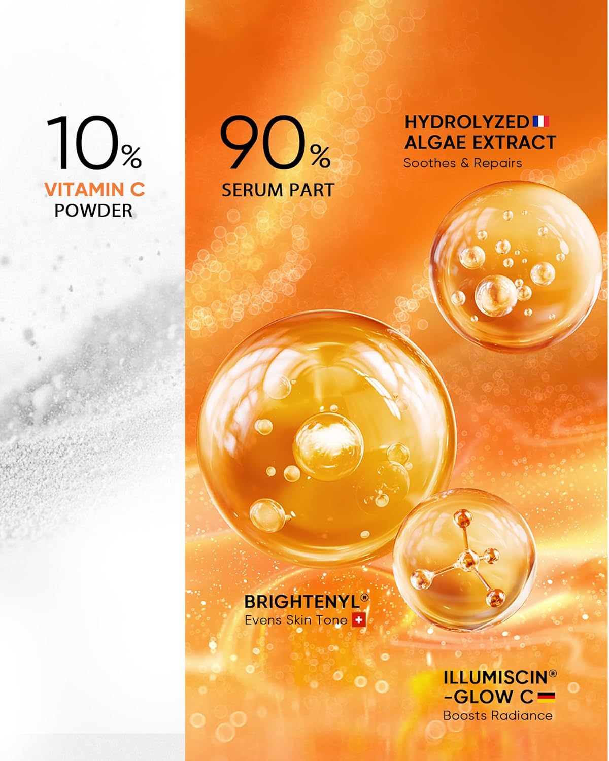 SKINTIFIC Vitamin C Brightening Serum 1+1 Fresh & Potent - Image 4