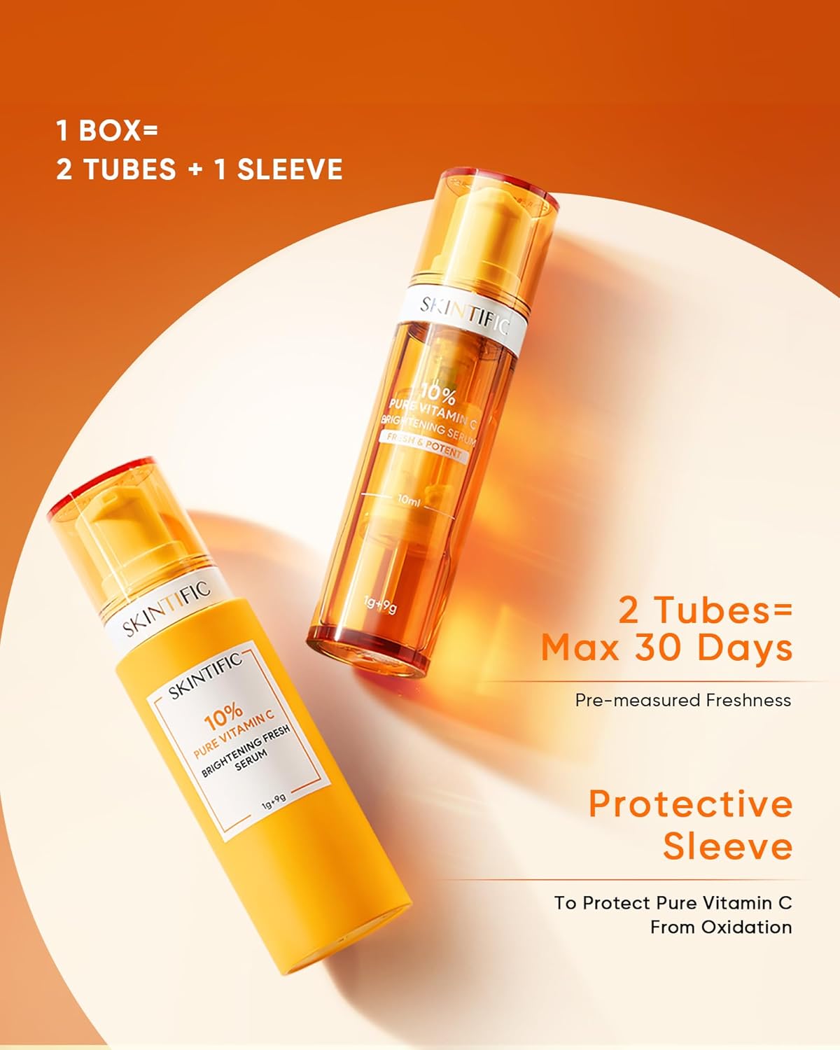 SKINTIFIC Vitamin C Brightening Serum 1+1 Fresh & Potent - Image 6
