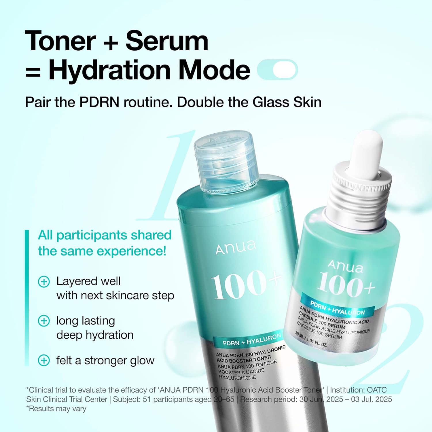 ANUA PDRN 100 Hyaluronic Acid Booster Toner 250ml - Image 6