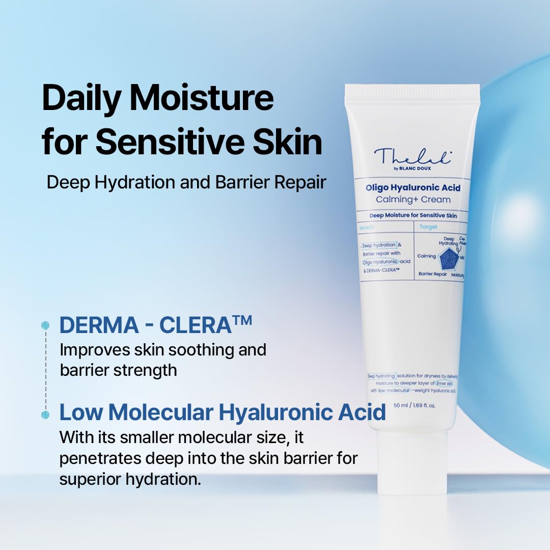 THE LAB BY BLANC DOUX Oligo Hyaluronic Acid Calming + Cream 50ml - Image 3